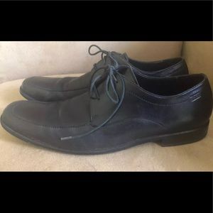 BOSS By Hugo Boss Black Leather Men’s Shoes 10.5